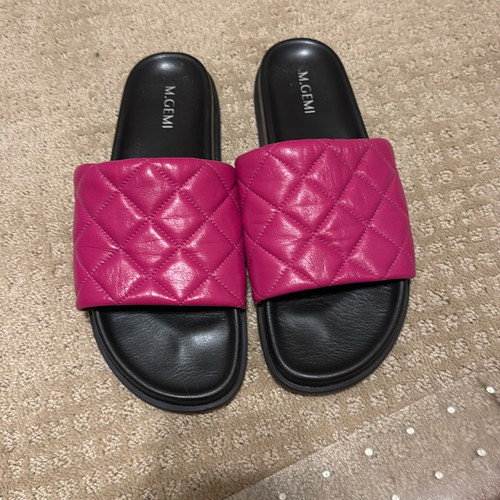 M Gemi Quilted Slide